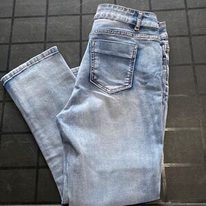 Point zéro Denim capri low rise